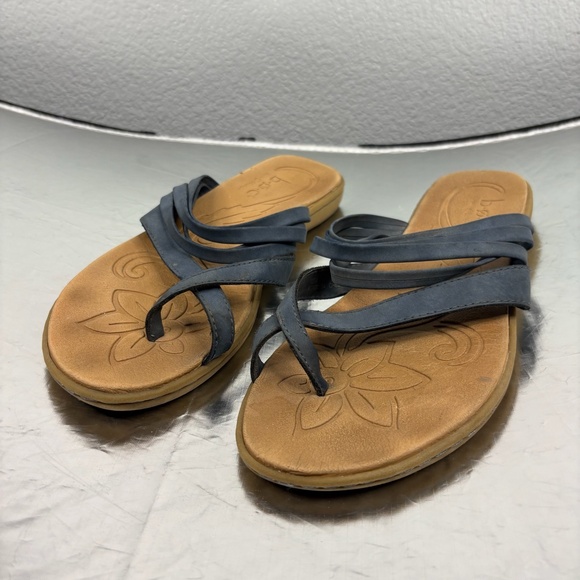 Born Shoes - Born Toe Loop Sandals - Blue